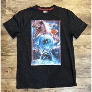 Universal Studios L Jurassic Park Jaws E.T. Back To The Future Double Sided Tee